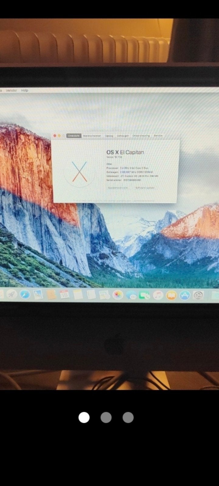 Apple iMac 24" (2008) | Compleet | Origineel Apple Toetsenbo, Computers en Software, Apple Desktops, Ophalen, IMac, 2 tot 3 Ghz