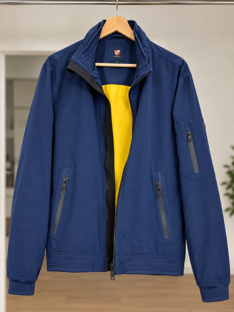 Suitable windjack blauw maat M, Verzenden, Maat 48/50 (M), Blauw, Suitable