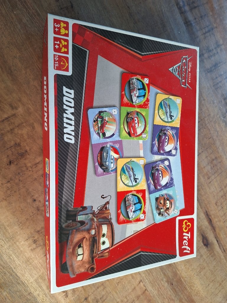 Cars domino, Een of twee spelers, Ophalen of Verzenden, Gebruikt, Trefl