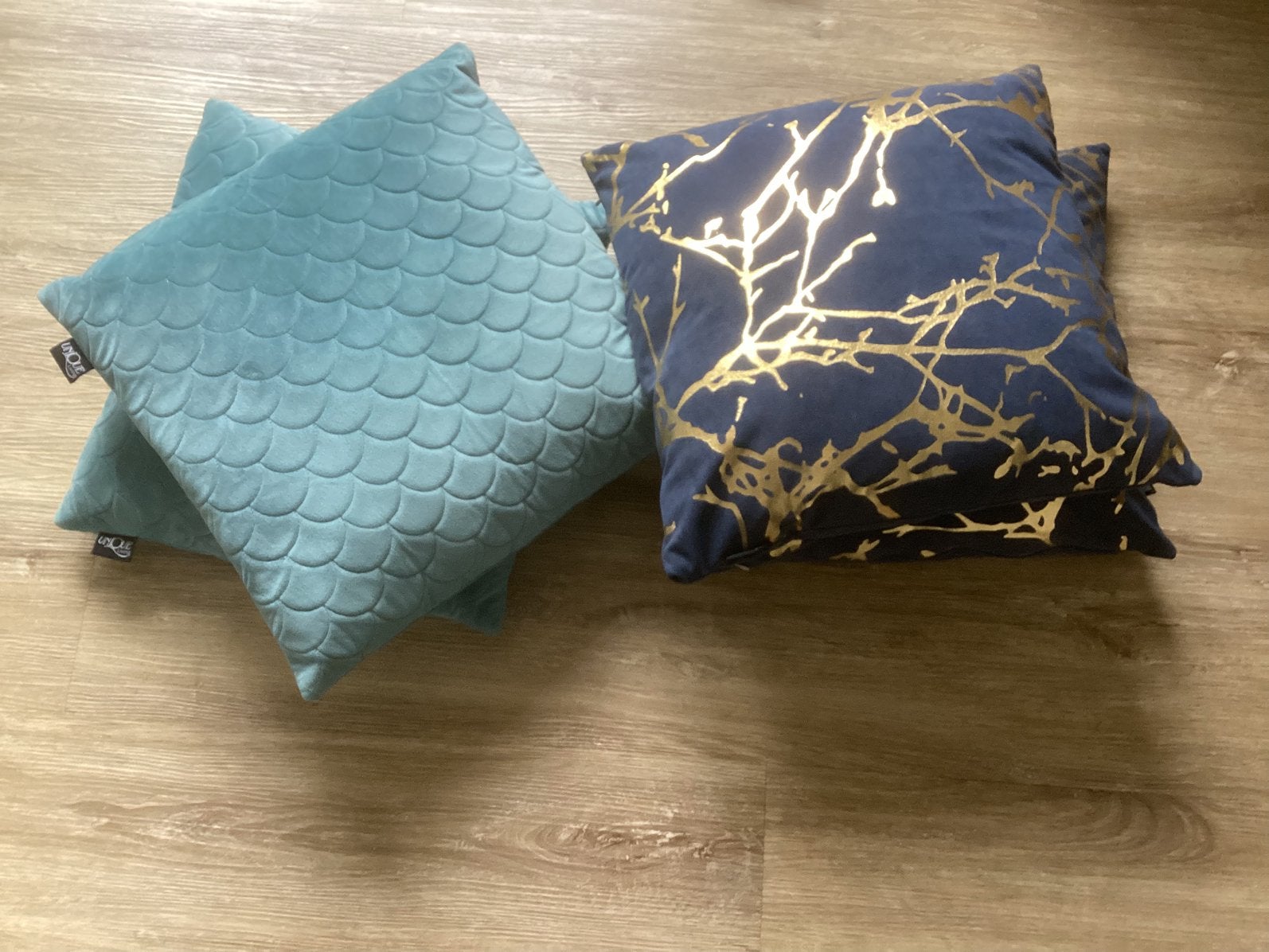 4 kussens, afmeting 40x40 cm, Ophalen, Gebruikt, Vierkant