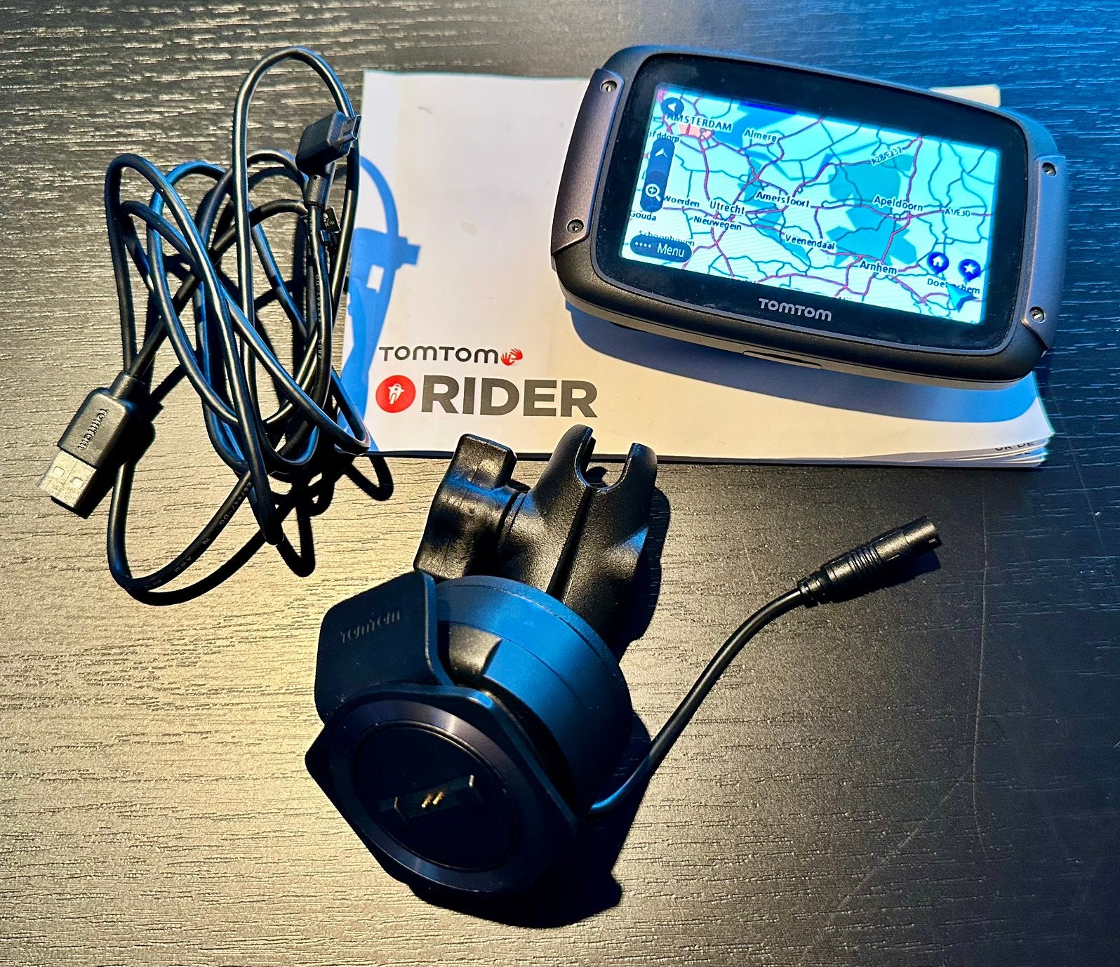 TomTom Rider 550 + Lifetime updates, Ophalen of Verzenden, Zo goed als nieuw