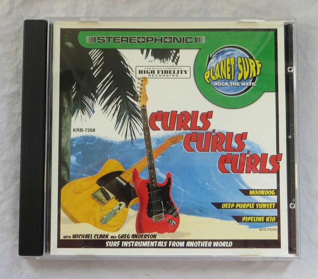 CD - Curls, curls, curls (12 tracks, surf/instrumental), Ophalen of Verzenden, Zo goed als nieuw