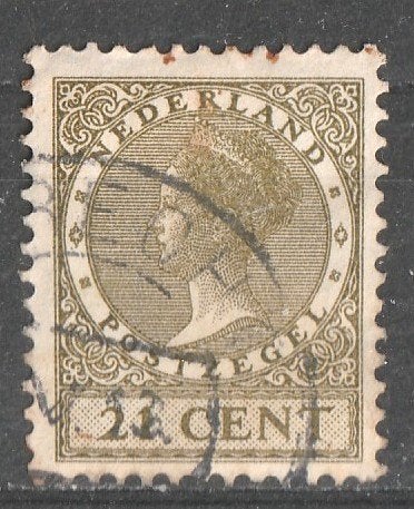 nvph 189 Koningin Wilhelmina 1927, Ophalen of Verzenden, Na 1940, Gestempeld