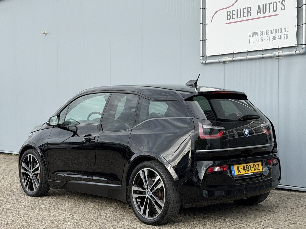 BMW i3 Dark Shadow Edition 120Ah 42 kWh SOH 90,9%/Apple Carp, Auto's, BMW, Automaat, 4 stoelen, Zwart, Grijs