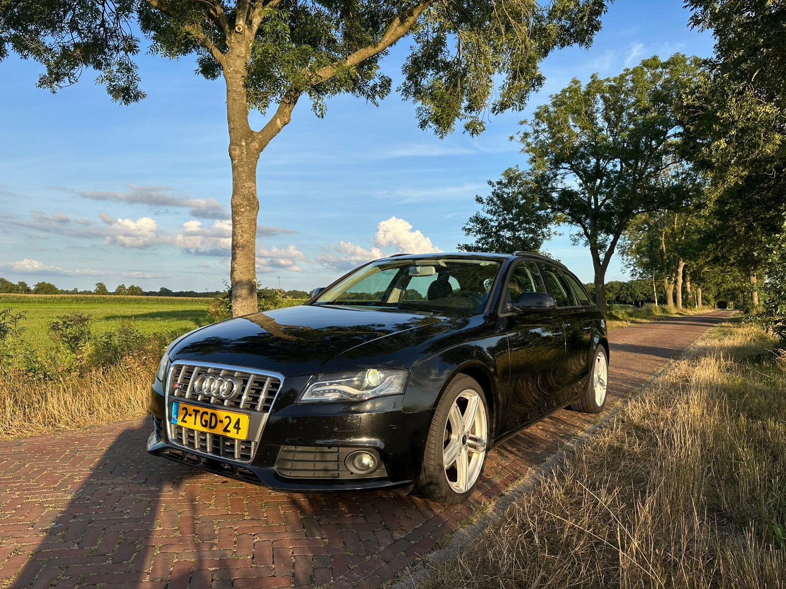 Audi A4 2.0 TDI Pro Line S (EURO 5 diesel), Euro 5, Zwart, A4, Zwart