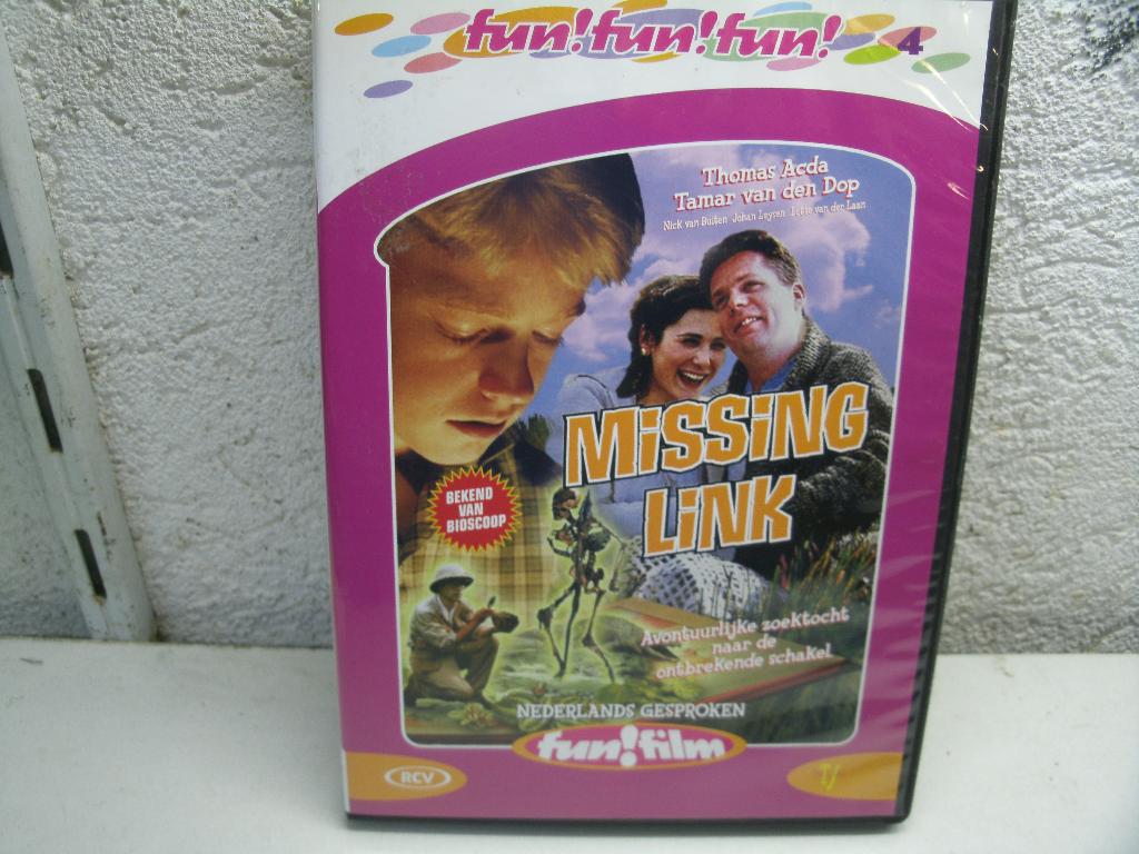 dvd 61b missing link, Alle leeftijden, Ophalen of Verzenden, Zo goed als nieuw
