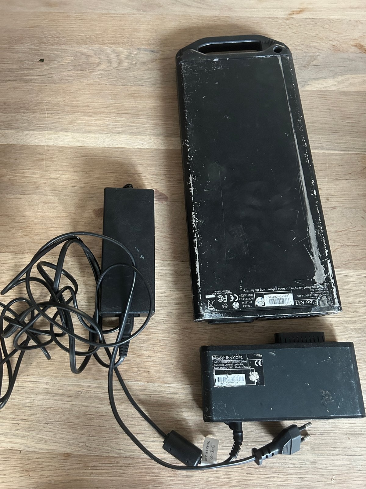 Babboe R37 Accu met lader - 25km bereik, Gebruikt