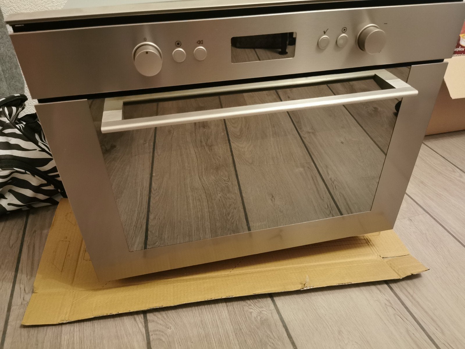 Zeer nette Whirlpool AMW 820/IX inbouw combimagnetron, Witgoed en Apparatuur, Magnetrons, Inbouw, Oven, Draaiplateau, Ophalen