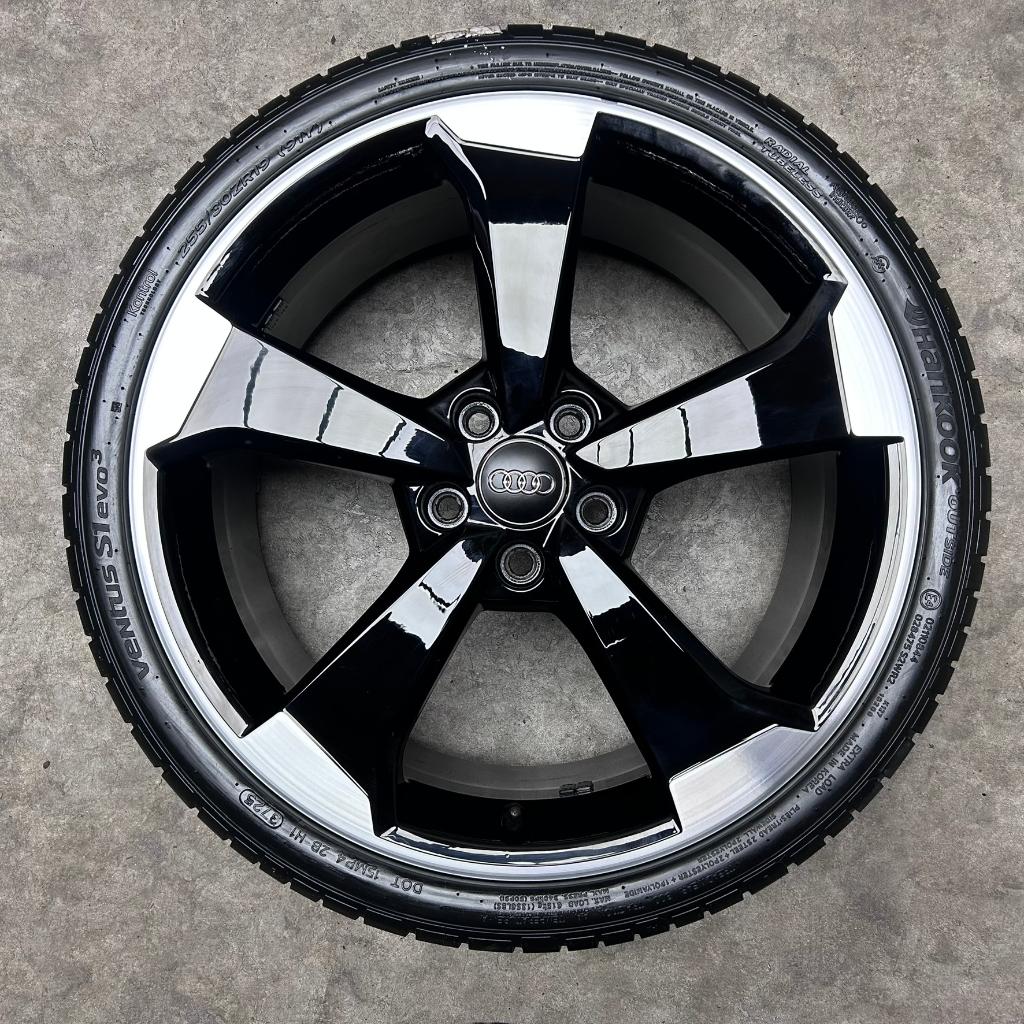 19 inch originele rotor velgen + zomerbanden Audi RS3, 19 inch, Audi, Gebruikt, Banden en Velgen