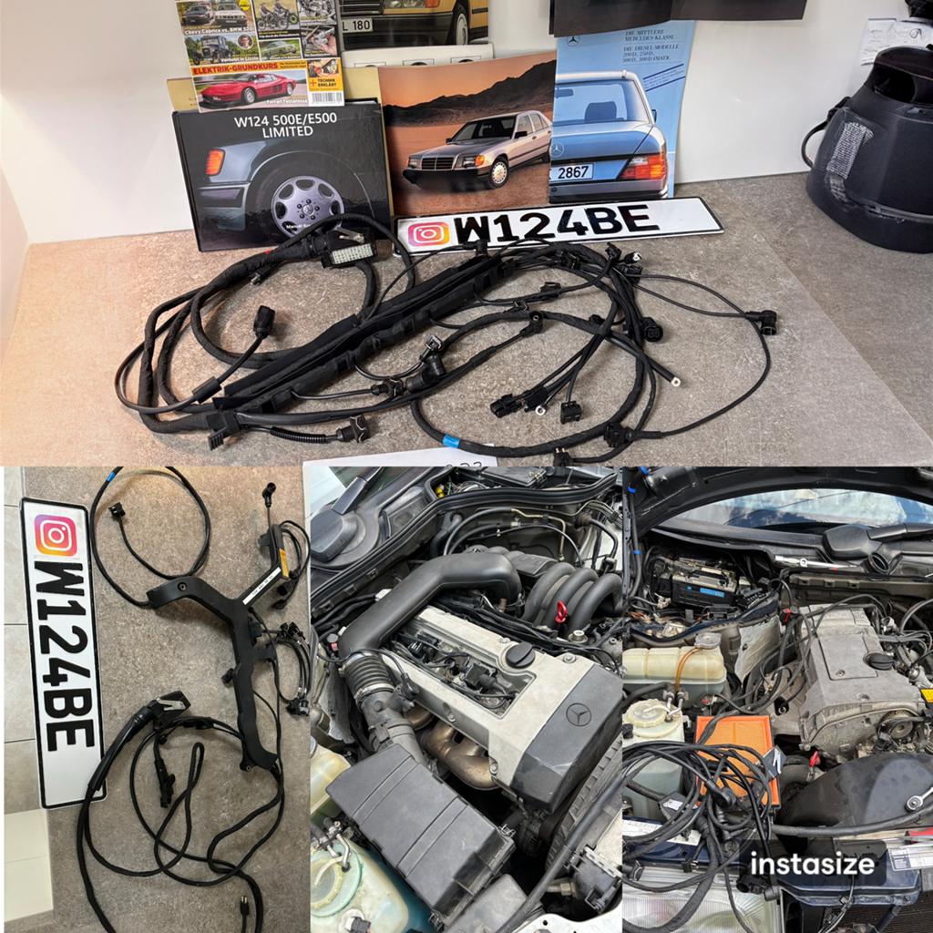 Mercedes W124 R129 W202 W140 W210 kabelboom M111 M104 M119, Auto-onderdelen, Motor en Toebehoren, Ophalen, Nieuw, Mercedes-Benz