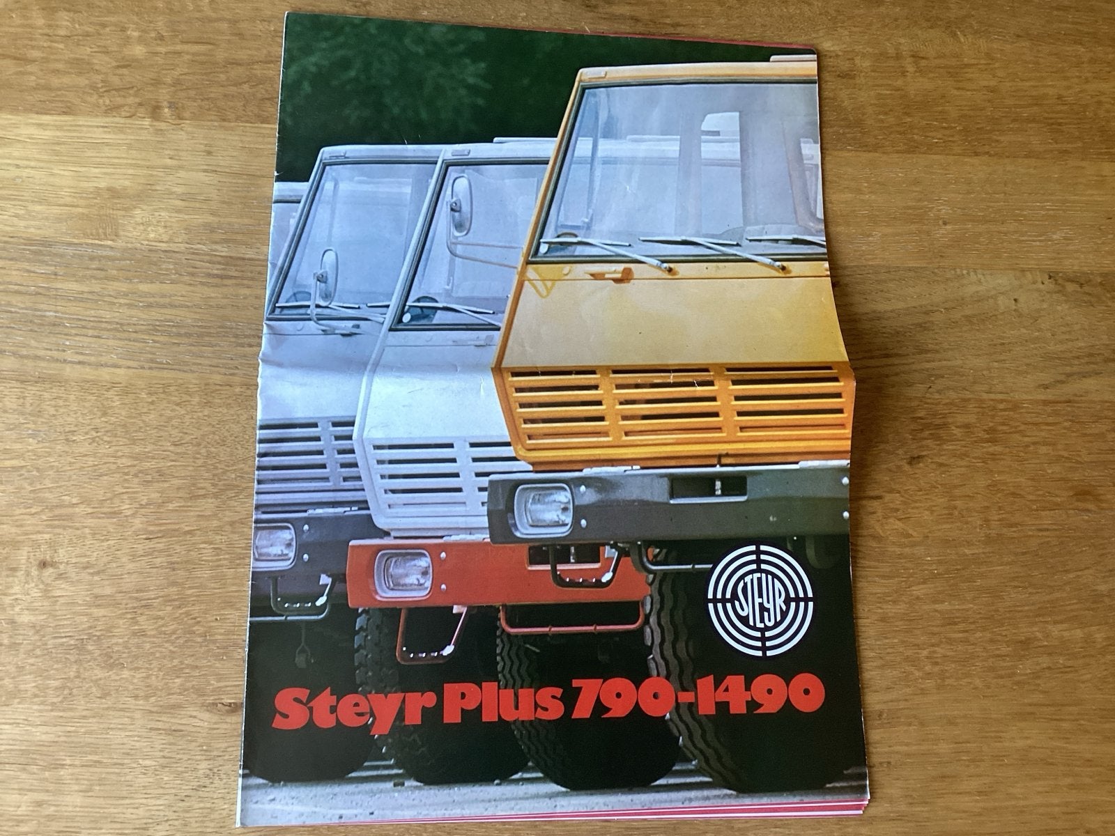 Steyr Plus 790-1490 Vrachtwagen Brochure, Ophalen of Verzenden, Gelezen, Overige merken
