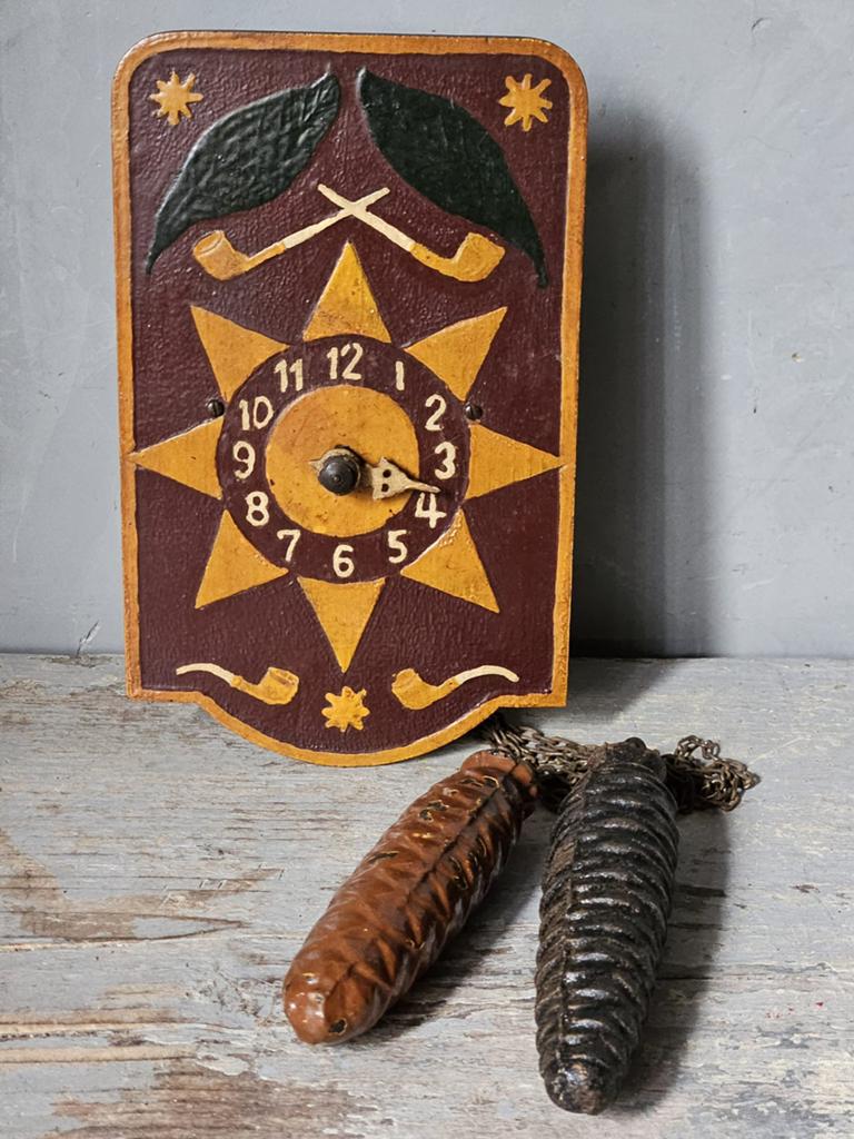 Antieke ster tabak klokje ( volkskunst), Antiek en Kunst, Ophalen of Verzenden
