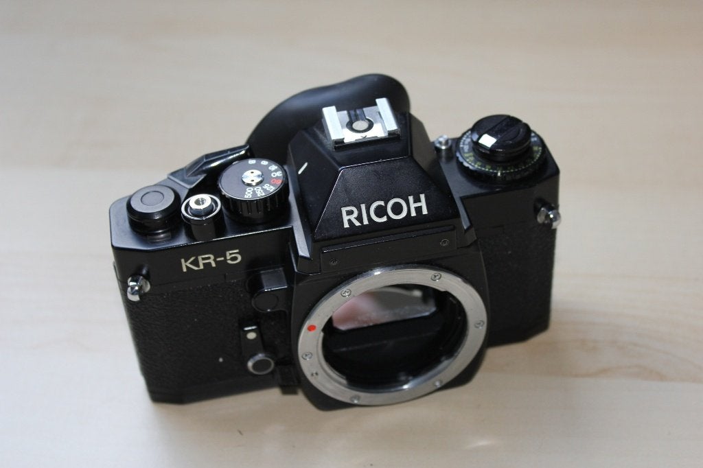 Ricoh KR-5 analoge spiegelreflexcamera – vintage 35mm, Ophalen of Verzenden, Gebruikt, Spiegelreflex, Overige Merken