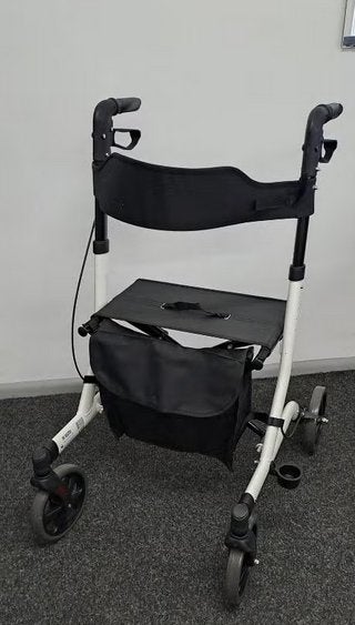 Aidapt rollator lichtgewicht - wit, Ophalen, Lichtgewicht, Nieuw
