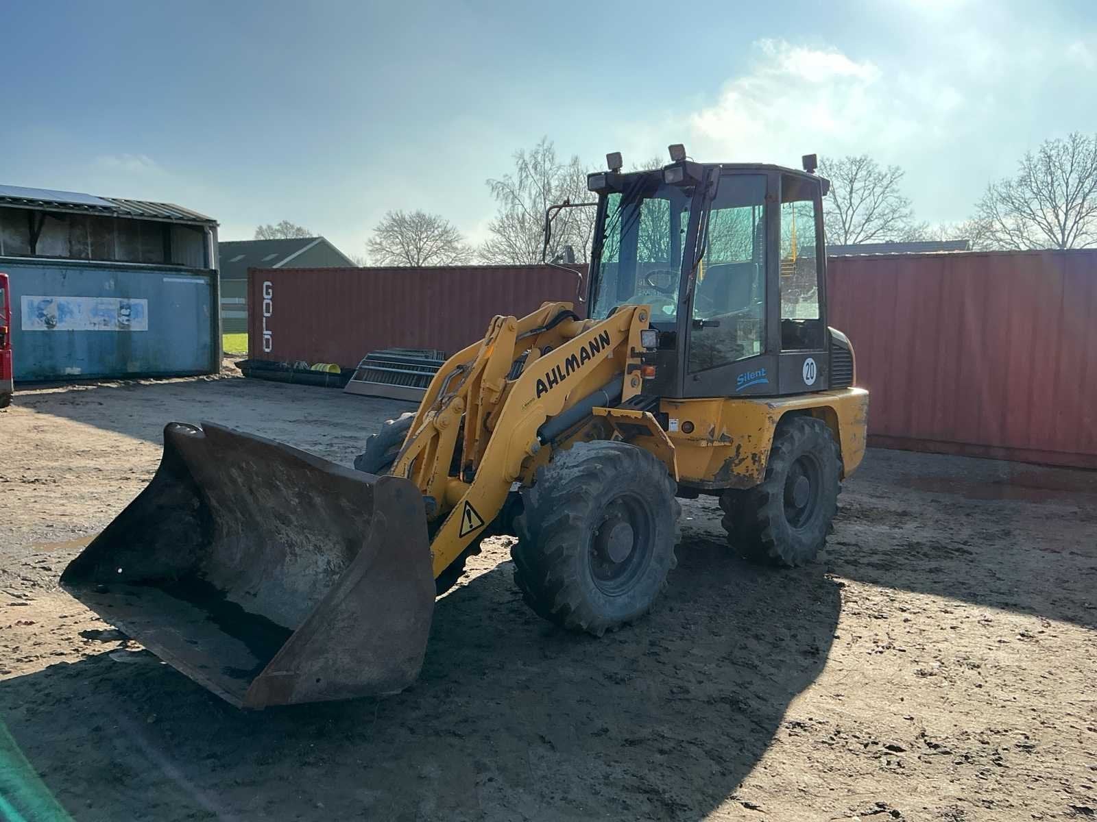 2003 Ahlmann AL85T Shovel, Zakelijke goederen, Machines en Bouw | Kranen en Graafmachines, Wiellader of Shovel