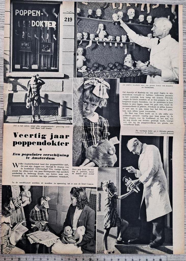 Amsterdam 1941, art. 40 jaar de Poppendokter, Verzamelen, Verzenden, 1940 tot 1960, Gebruikt, Overige onderwerpen