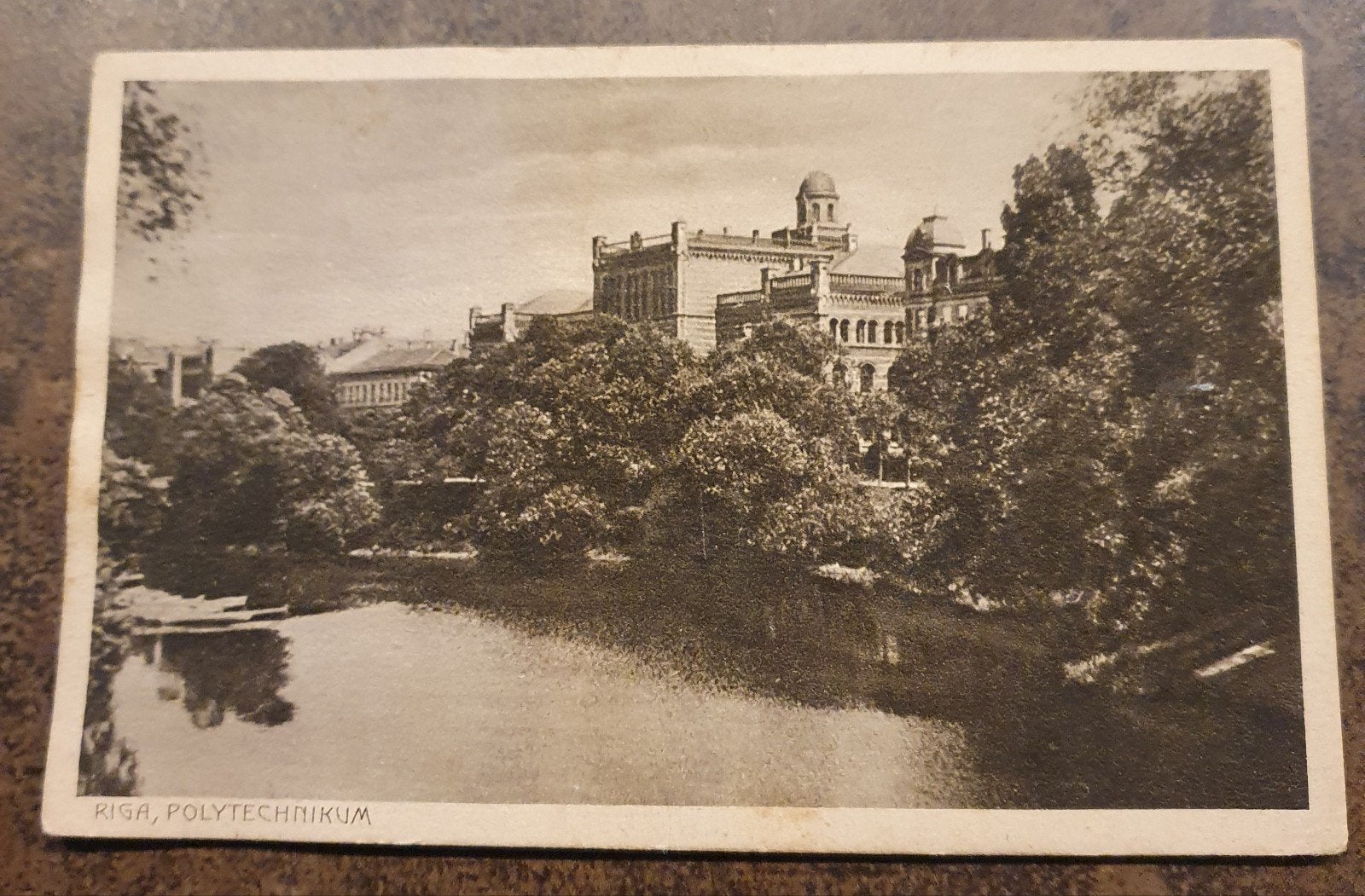 Oude Ansichtkaart Riga Letland (1922) naar Estland, Ophalen of Verzenden, 1920 tot 1940, Gelopen, Overig Europa