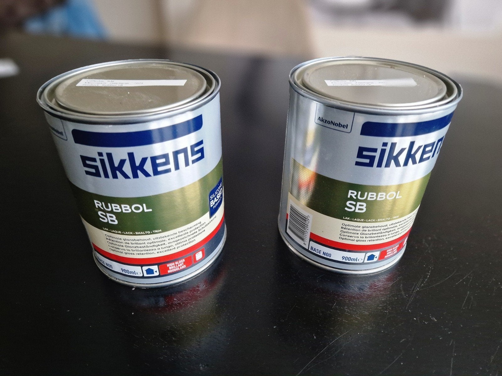 Sikkens Rubol sb lak ral 9010 en 7021, Wit, Nieuw, Ophalen of Verzenden, Lak