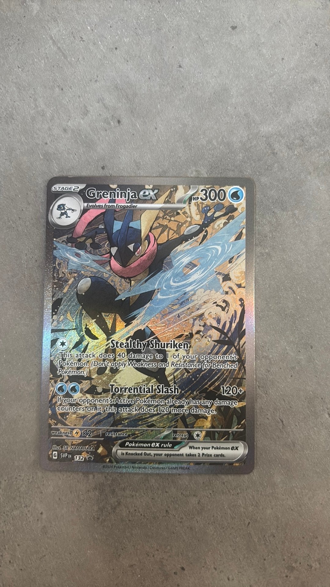 Greninja ex 132 SVP Promo, Ophalen of Verzenden, Zo goed als nieuw
