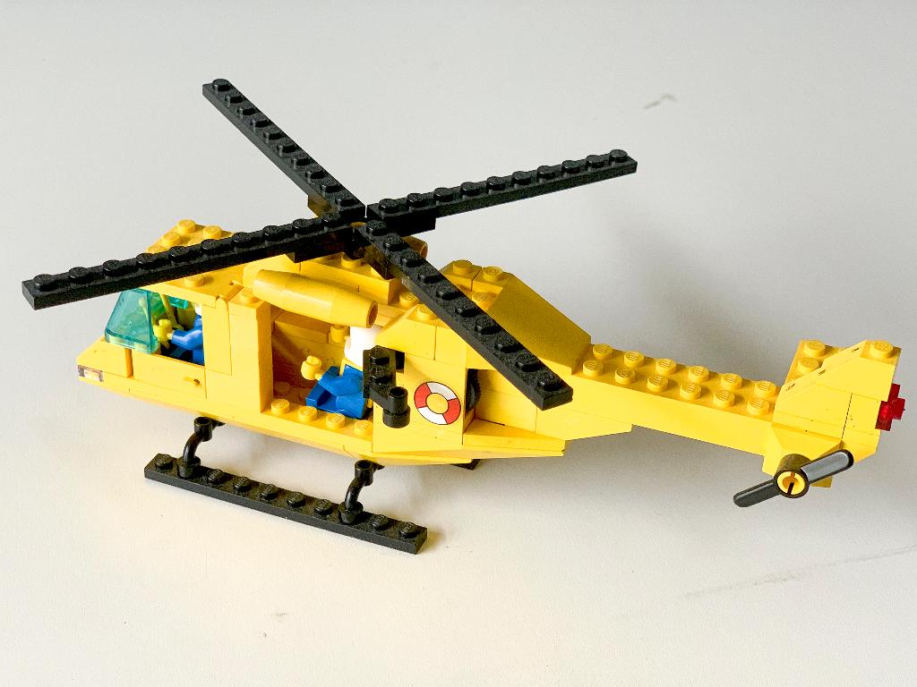 LEGO 6697 - Rescue-I Helicopter. Periode 1985 - 1987, Ophalen, Gebruikt, Lego, Compleet