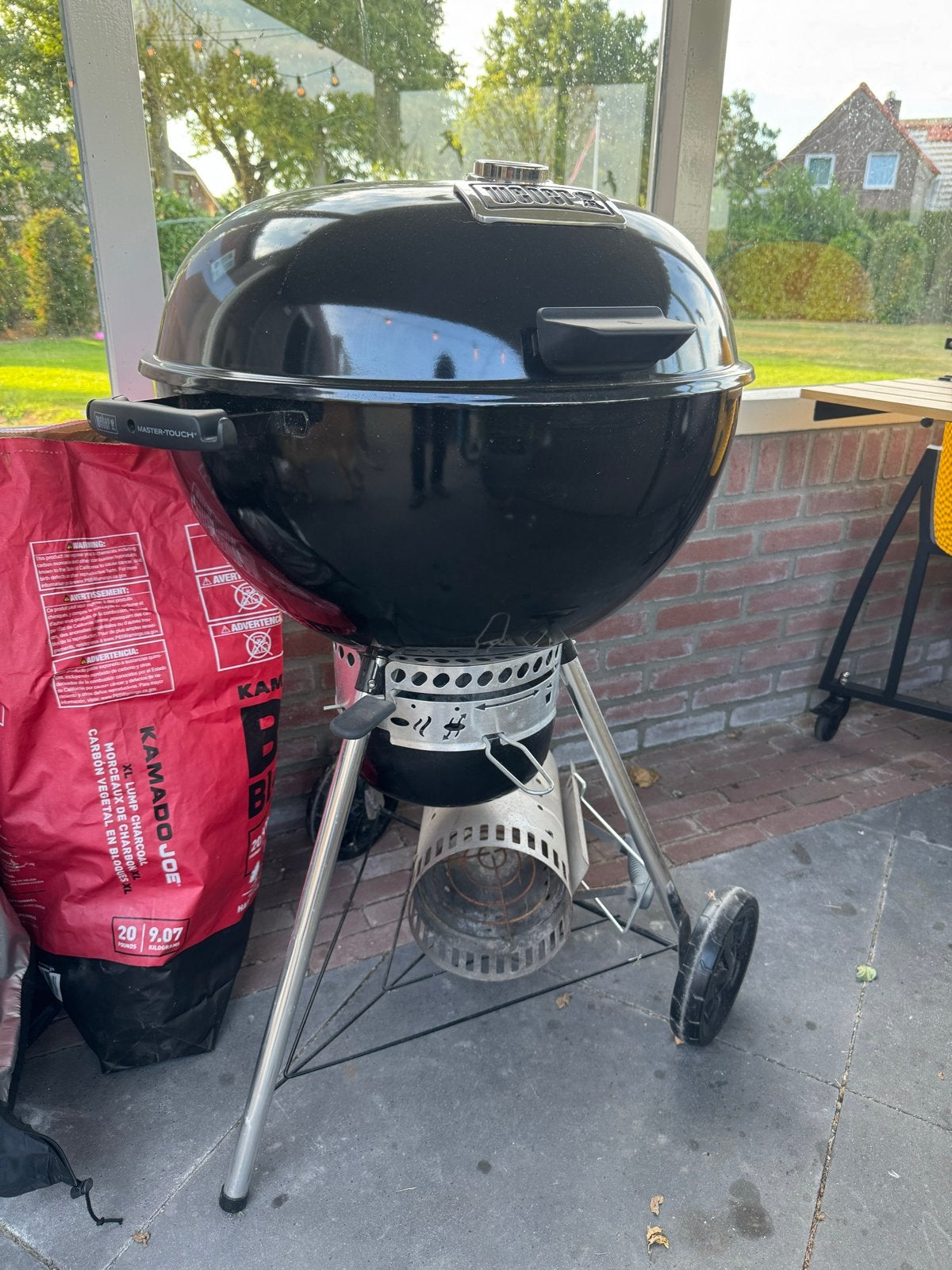 Weber Master-Touch Premium Houtskoolbarbecue, Tuin en Terras, Ophalen of Verzenden, Gebruikt