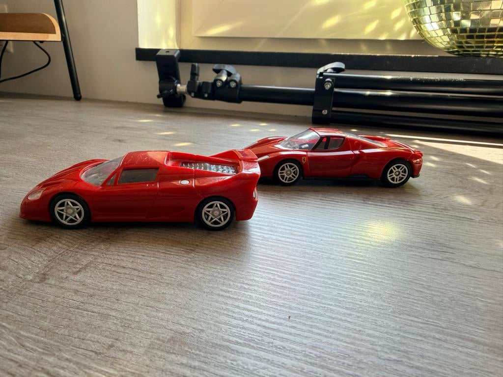 Twee Ferrari modelauto's, Ophalen of Verzenden, Gebruikt