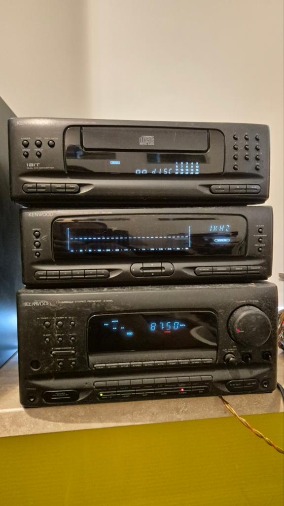 Kenwood Hifi Set: CD-speler, Equalizer, Receiver, Gebruikt, Losse componenten, Tuner of Radio, Ophalen