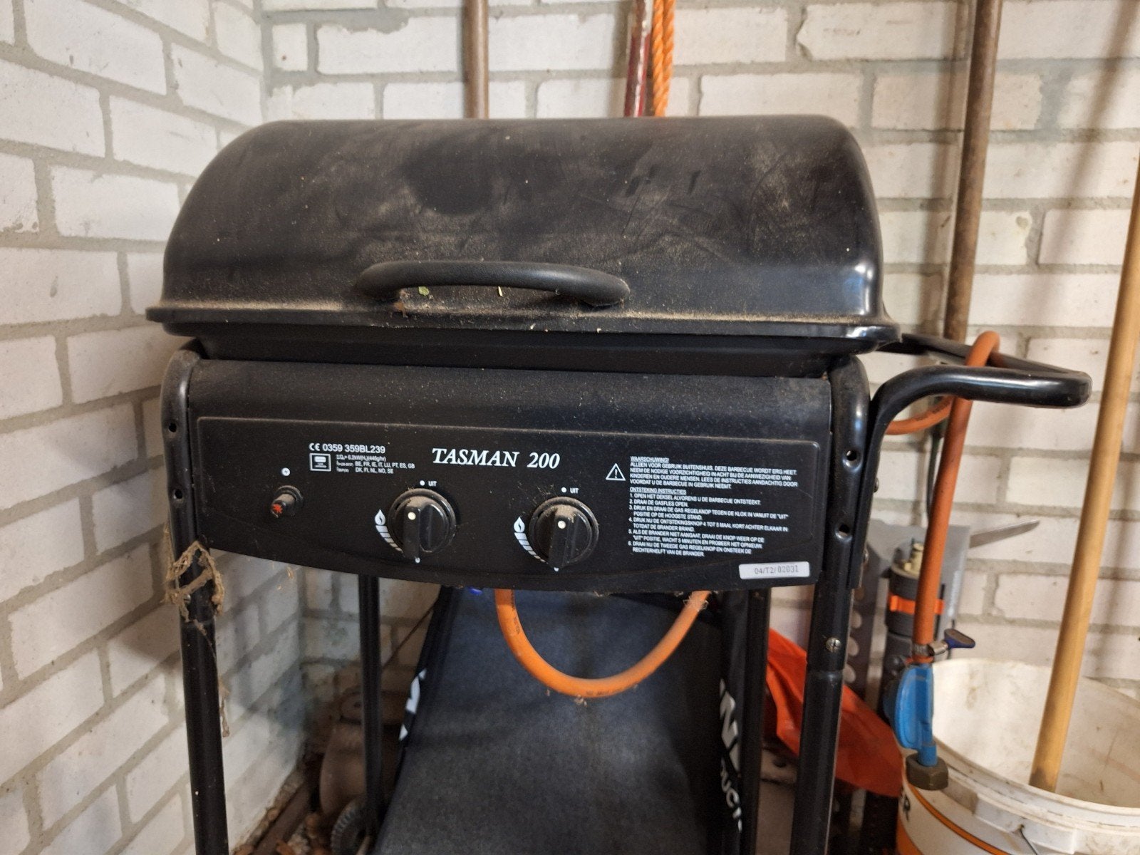 Gasbarbecue, Ophalen, Gebruikt