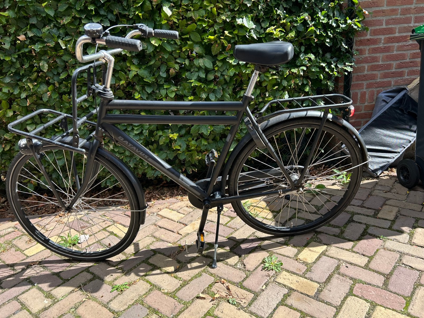 Batavus herenfiets transport 57, Ophalen, Terugtraprem, Gebruikt, Versnellingen