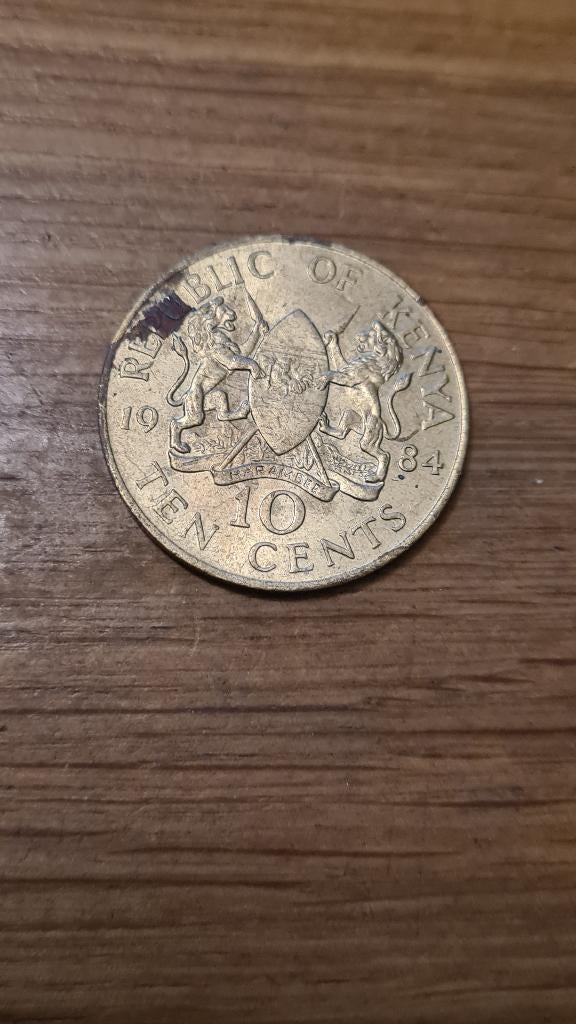 Kenia - 10 Cents 1984 (D2), Verzenden, Overige landen, Losse munt