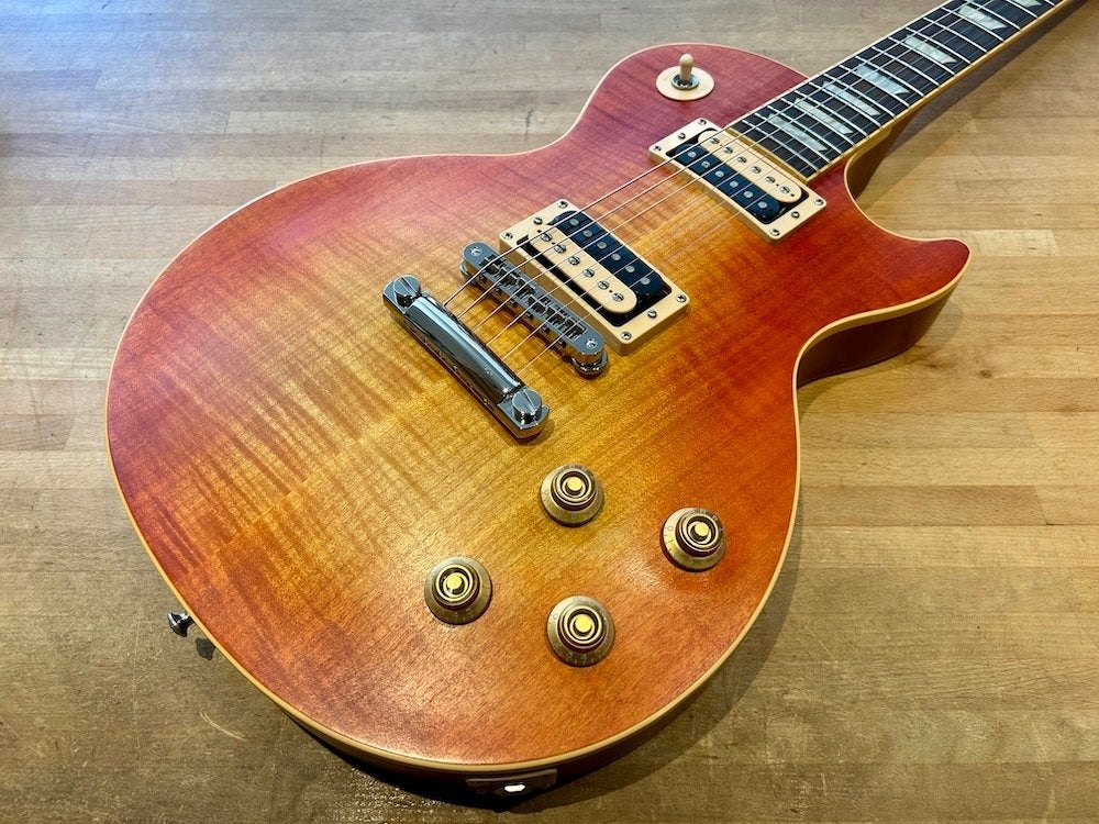 Gibson 2007 Les Paul Standard ‘50s Faded HCSB + Case, Ophalen of Verzenden, Zo goed als nieuw, Solid body, Gibson