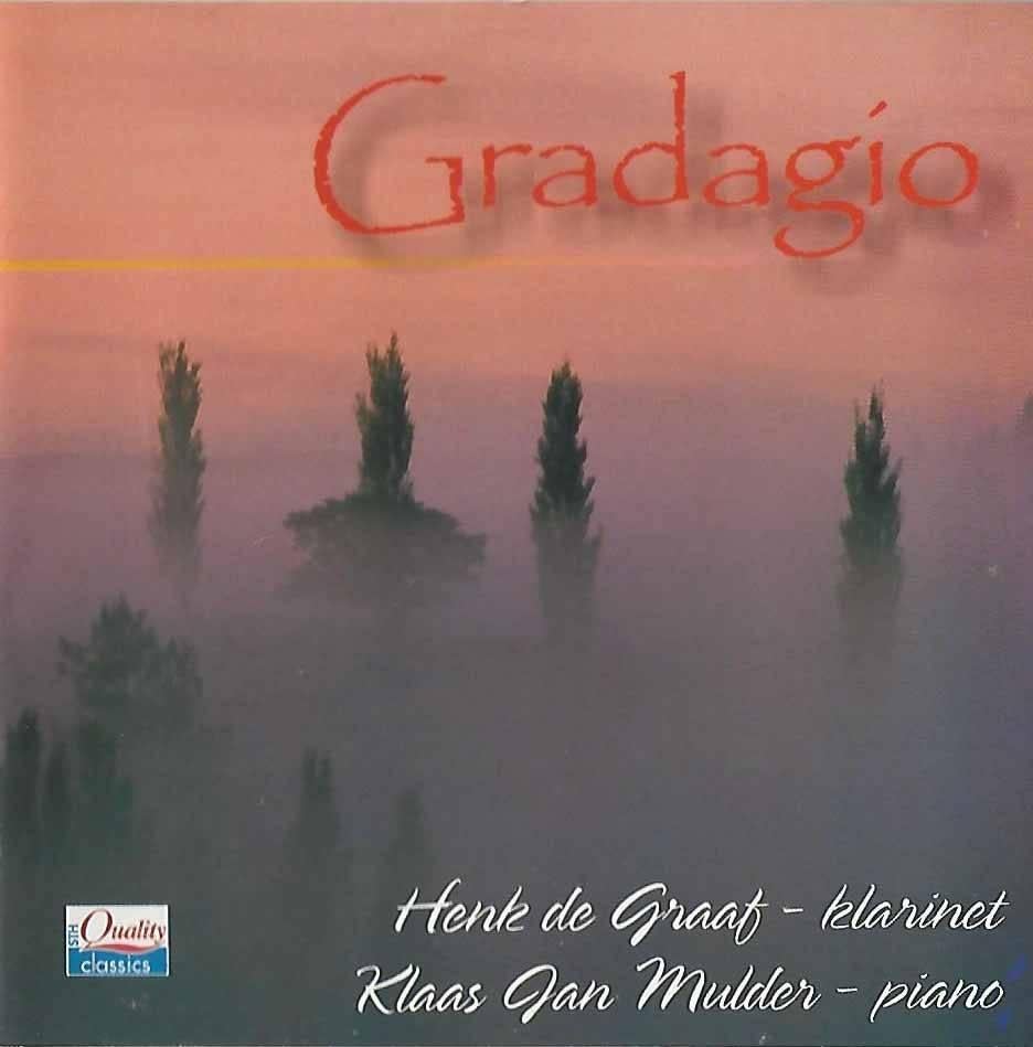 CD: Gradagio - Klaas Jan Mulder (piano) en Henk de Graaf (kl, Ophalen of Verzenden, Zo goed als nieuw, Koren of Klassiek