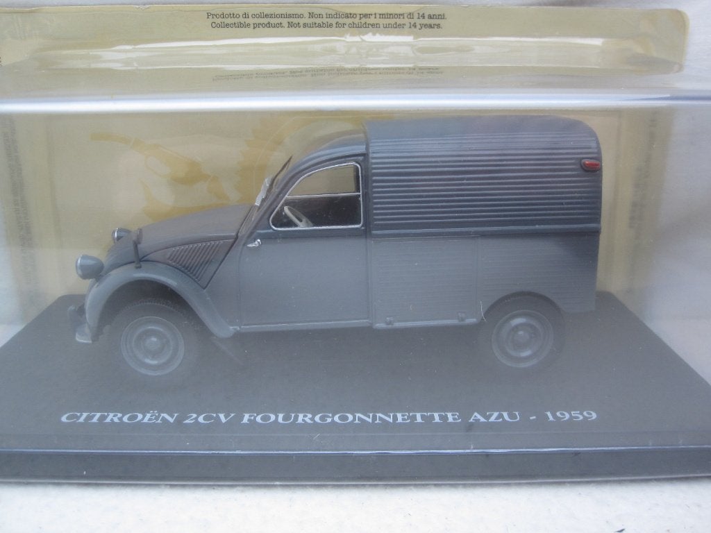 Citroën 2CV Fourgonette AZU 1959 1:24 Hachette/Atlas, Ophalen of Verzenden, Nieuw, Auto, Overige merken