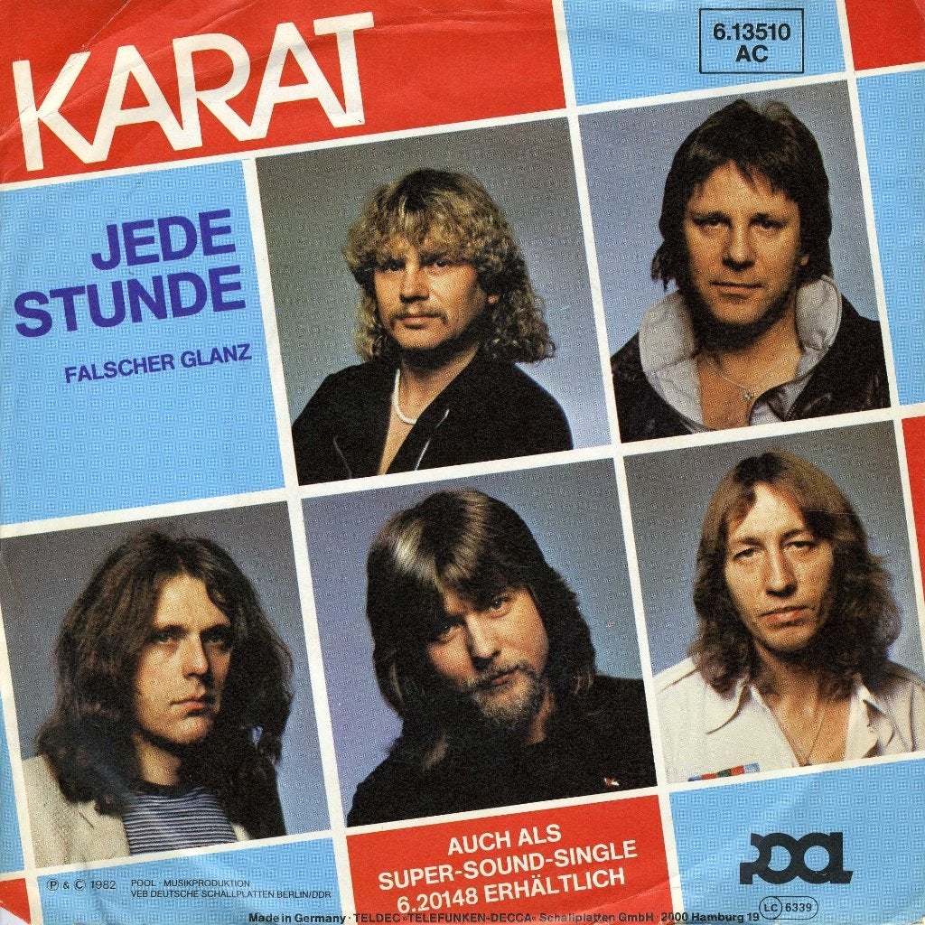 S Karat - Jede Stunde, Gebruikt, 7 inch, Pop, Beschermende buitenhoes