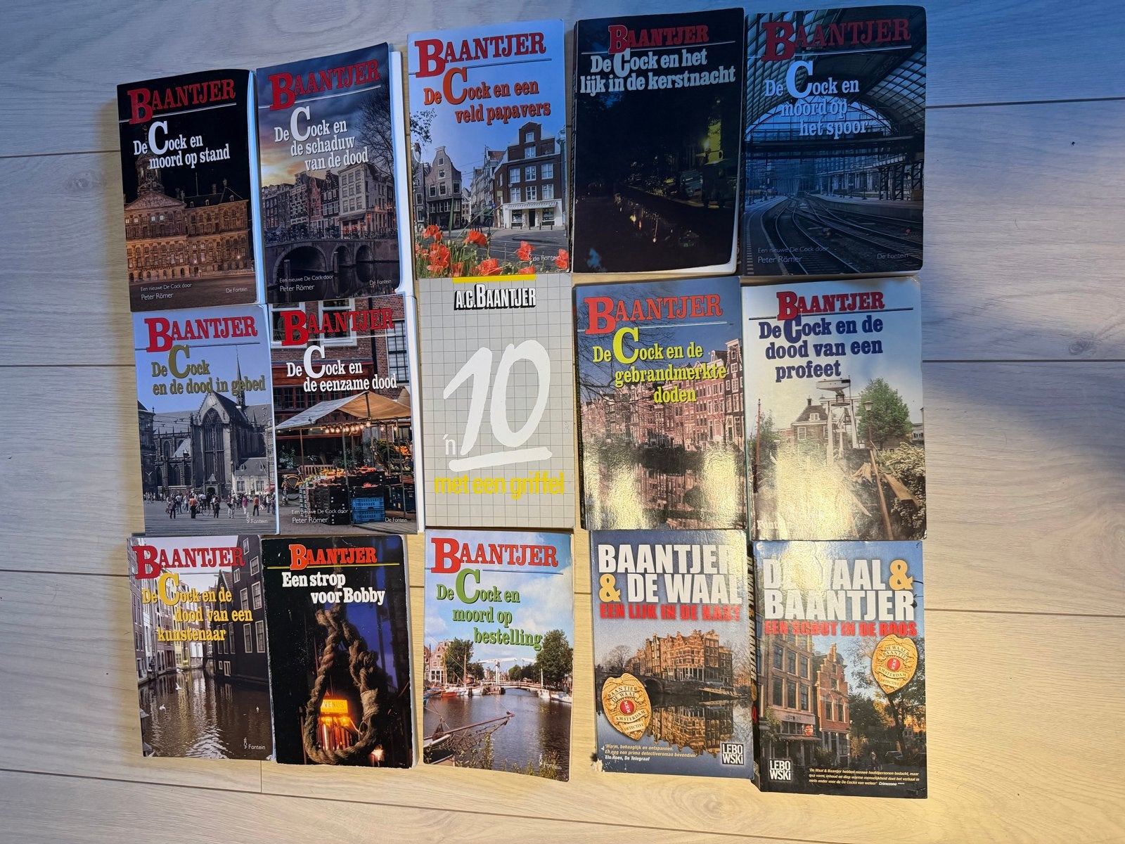 Grote collectie Baantjer boeken - 15 delen, Ophalen of Verzenden, Gelezen