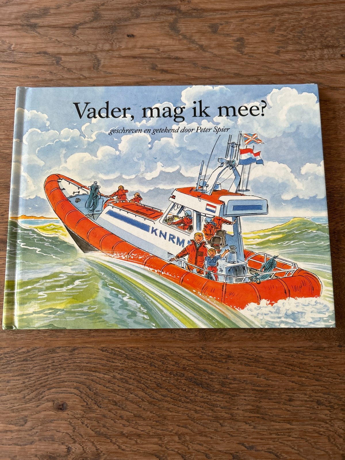 Vader, mag ik mee? - Peter Spier (Kinderboek KNRM), Ophalen of Verzenden, Zo goed als nieuw, Fictie algemeen