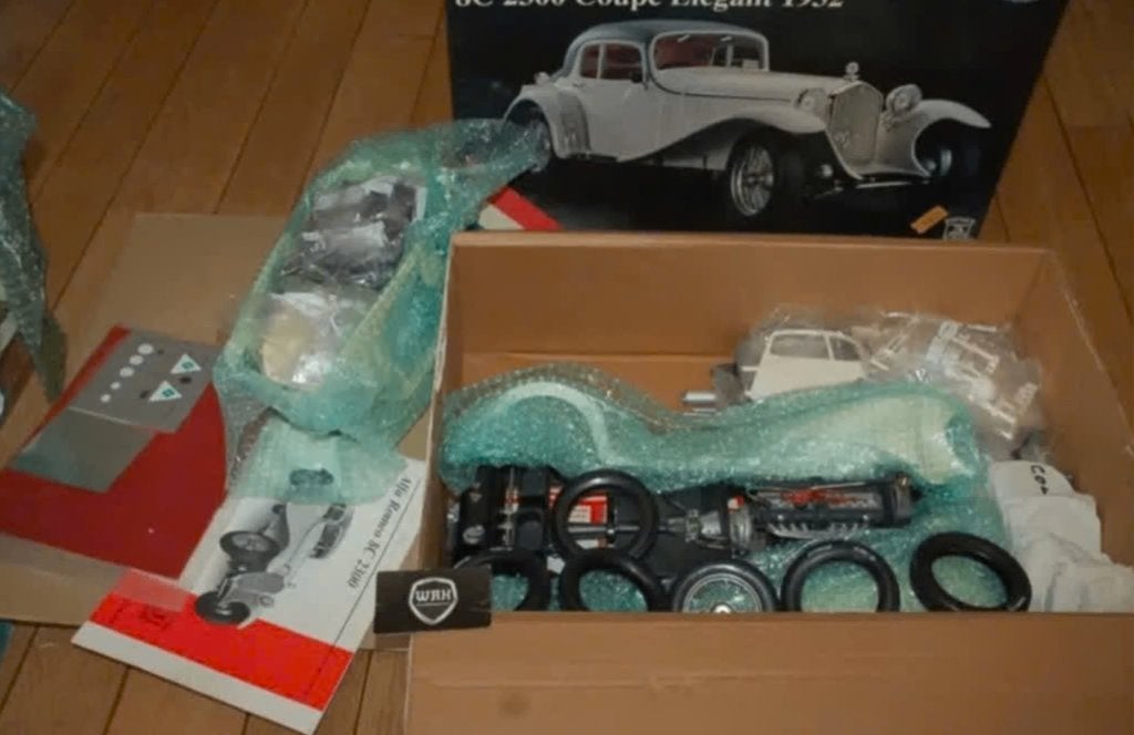1:8 ALFA ROMEO 8C COUPE ELEGANT POCHER zie info WRH, Verzenden, Zo goed als nieuw, 1:5 t/m 1:8, Auto