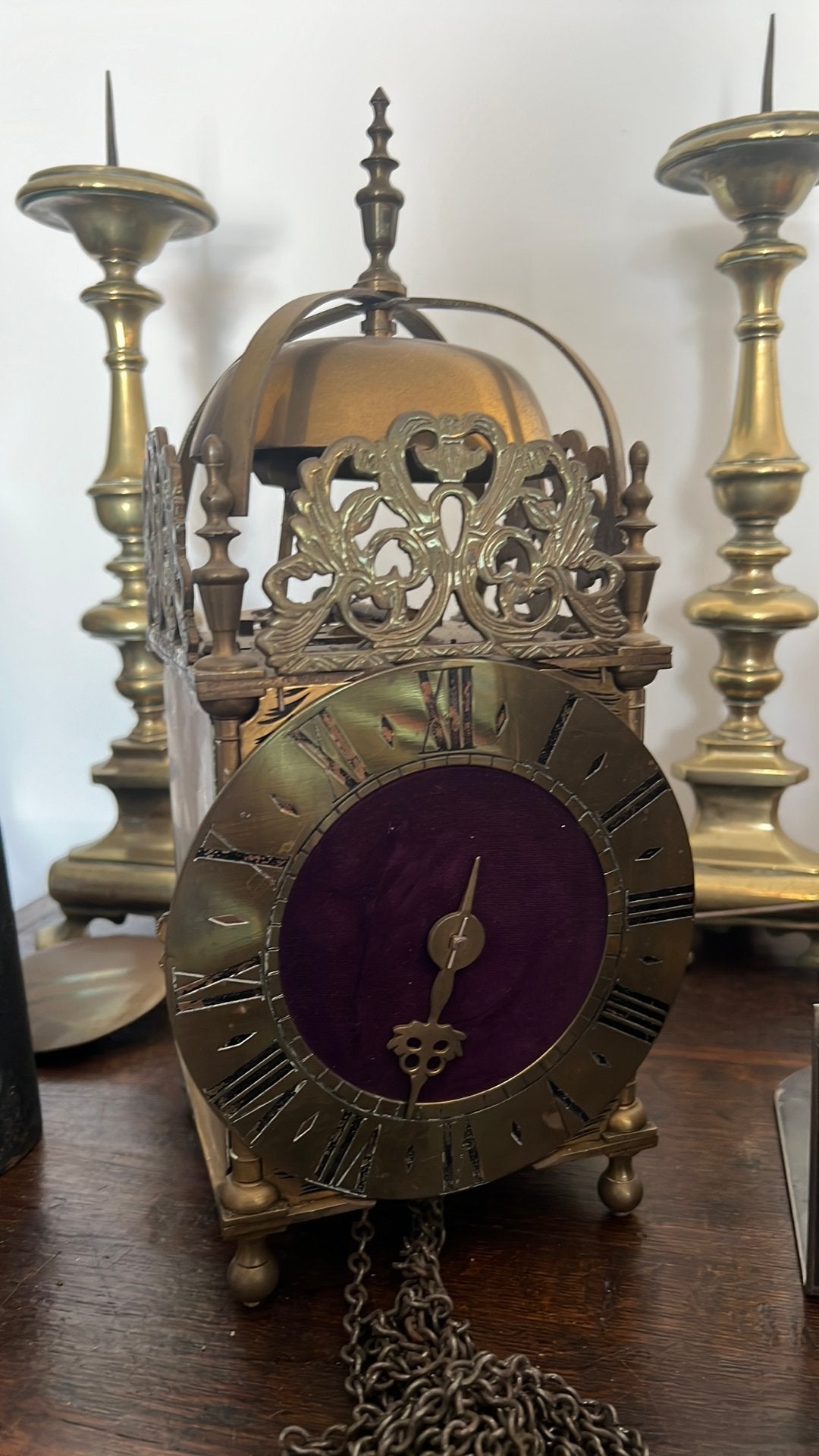 Vintage lantaarnklok, Ophalen of Verzenden
