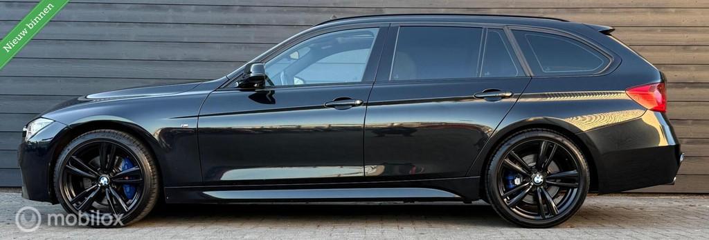 BMW 3-serie Touring 335i xDrive M-Sport Pano.dak/LED/Trekhaa, Auto's, Euro 6, Met garantie (alle), Zwart, Leder