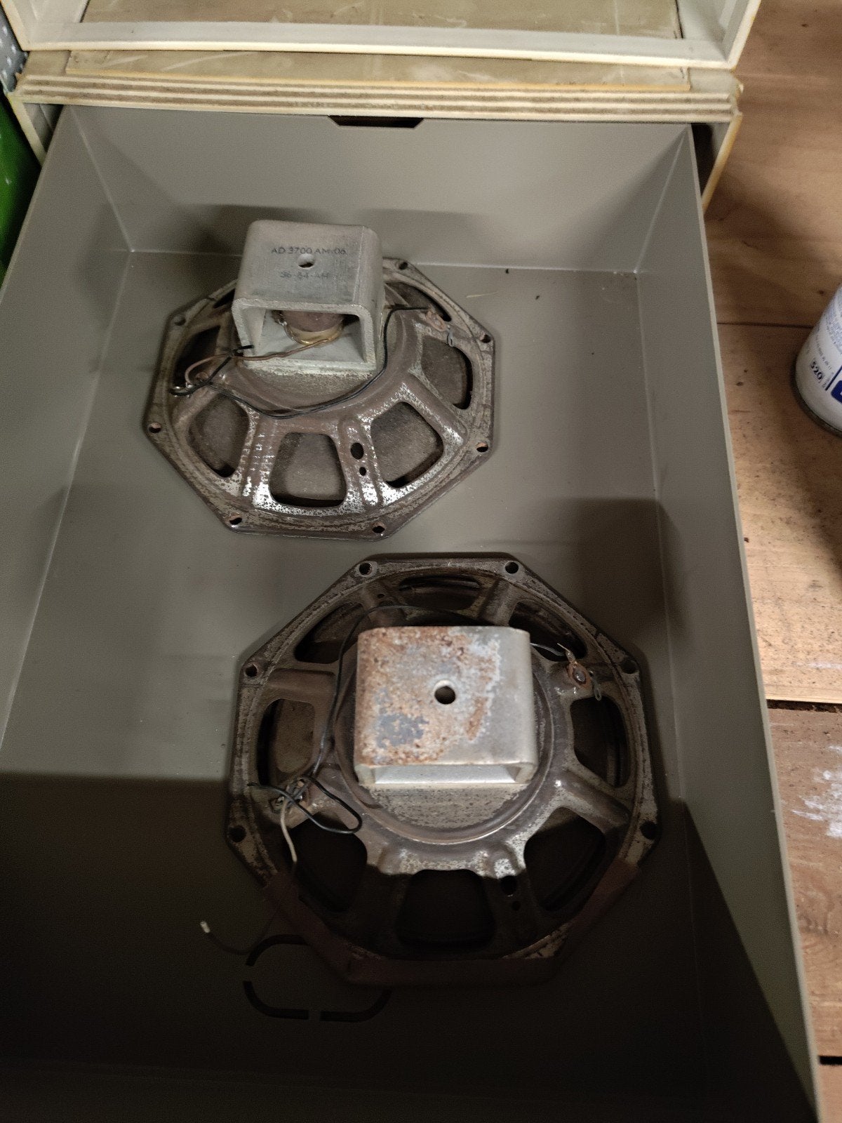 Philips AD3700 AM/06 800ohms vintage speakers, Philips, Gebruikt, Overige typen, Ophalen of Verzenden