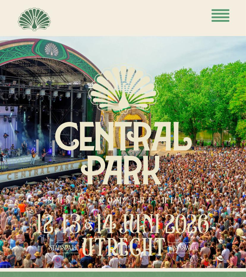2 tickets Central park Utrecht zaterdag 13 juni, Twee personen, Juni