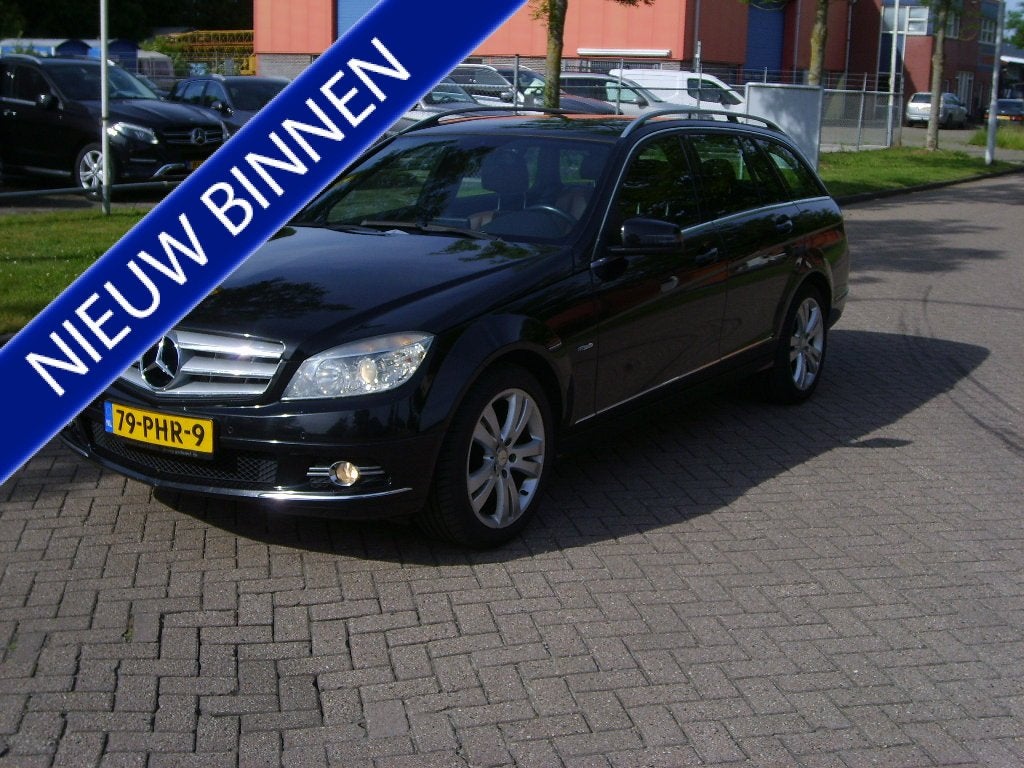 Mercedes-Benz C-Klasse Estate 180 CGI BlueEFFICIENCY Busines, Euro 5, Achterwielaandrijving, Zwart, Handgeschakeld