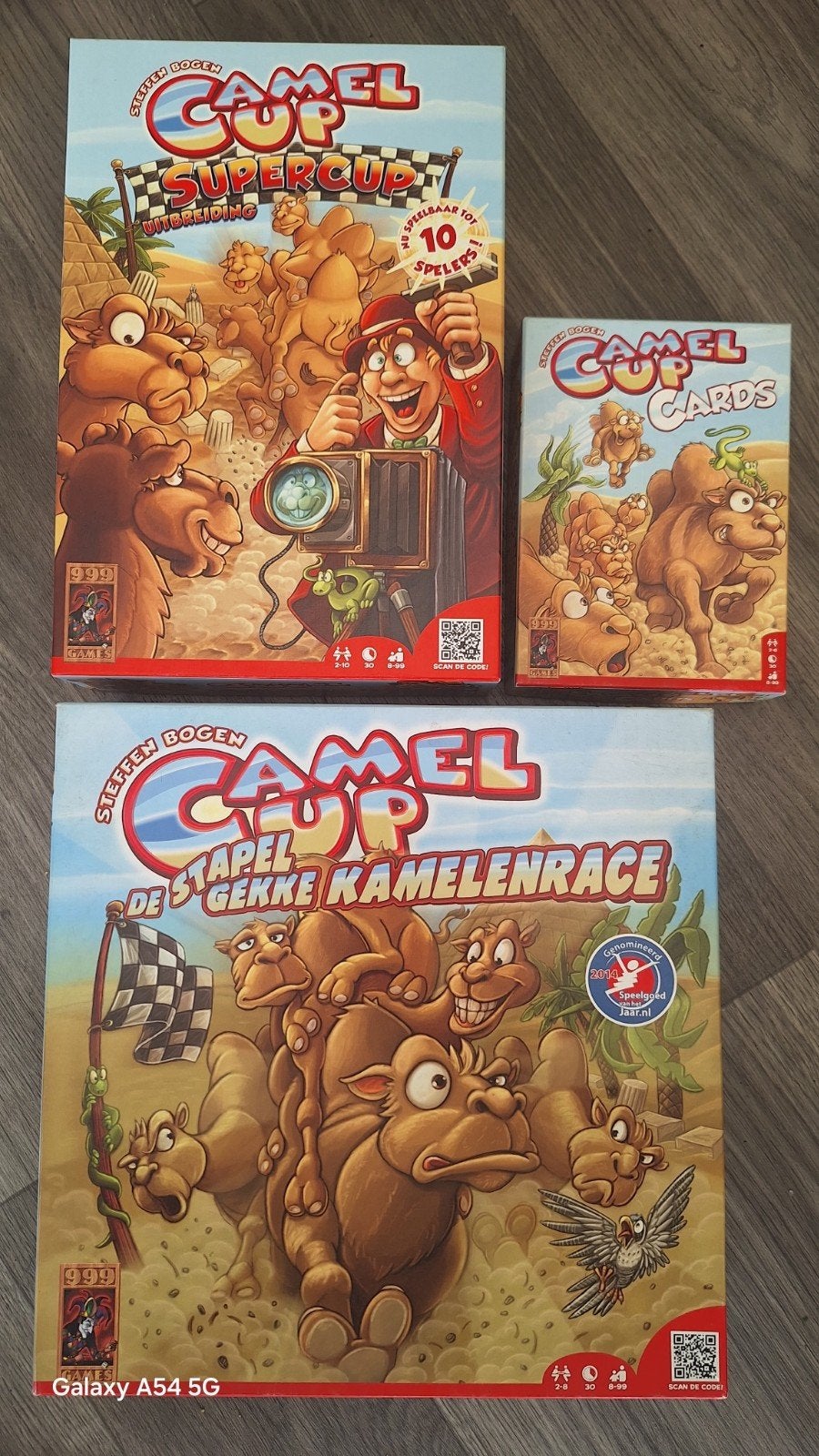 Camel Up + Supercup uitbreiding + kaartspel Cards, Ophalen of Verzenden