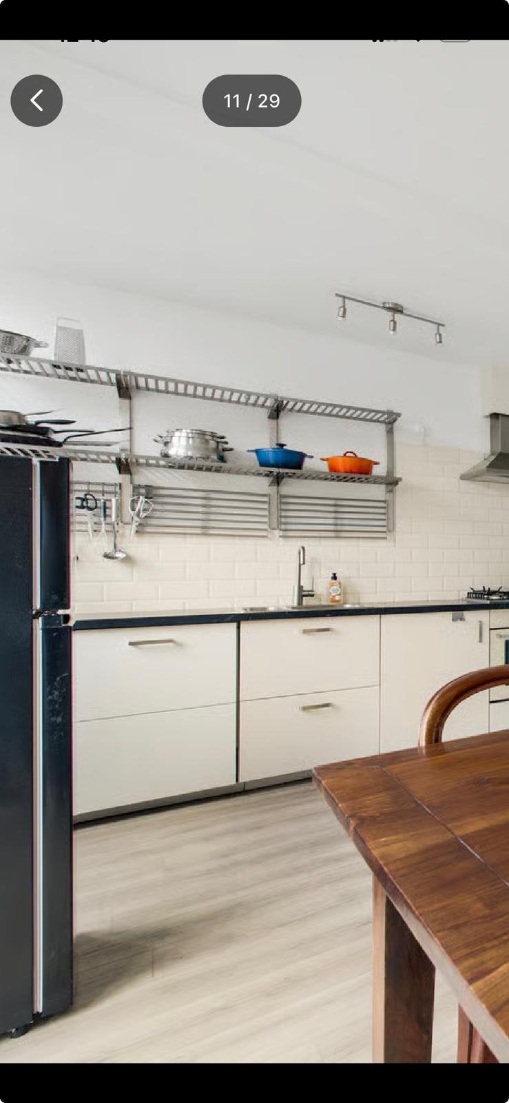 Roestvrijstalen pannenrek keuken, Ophalen, Gebruikt, Rvs
