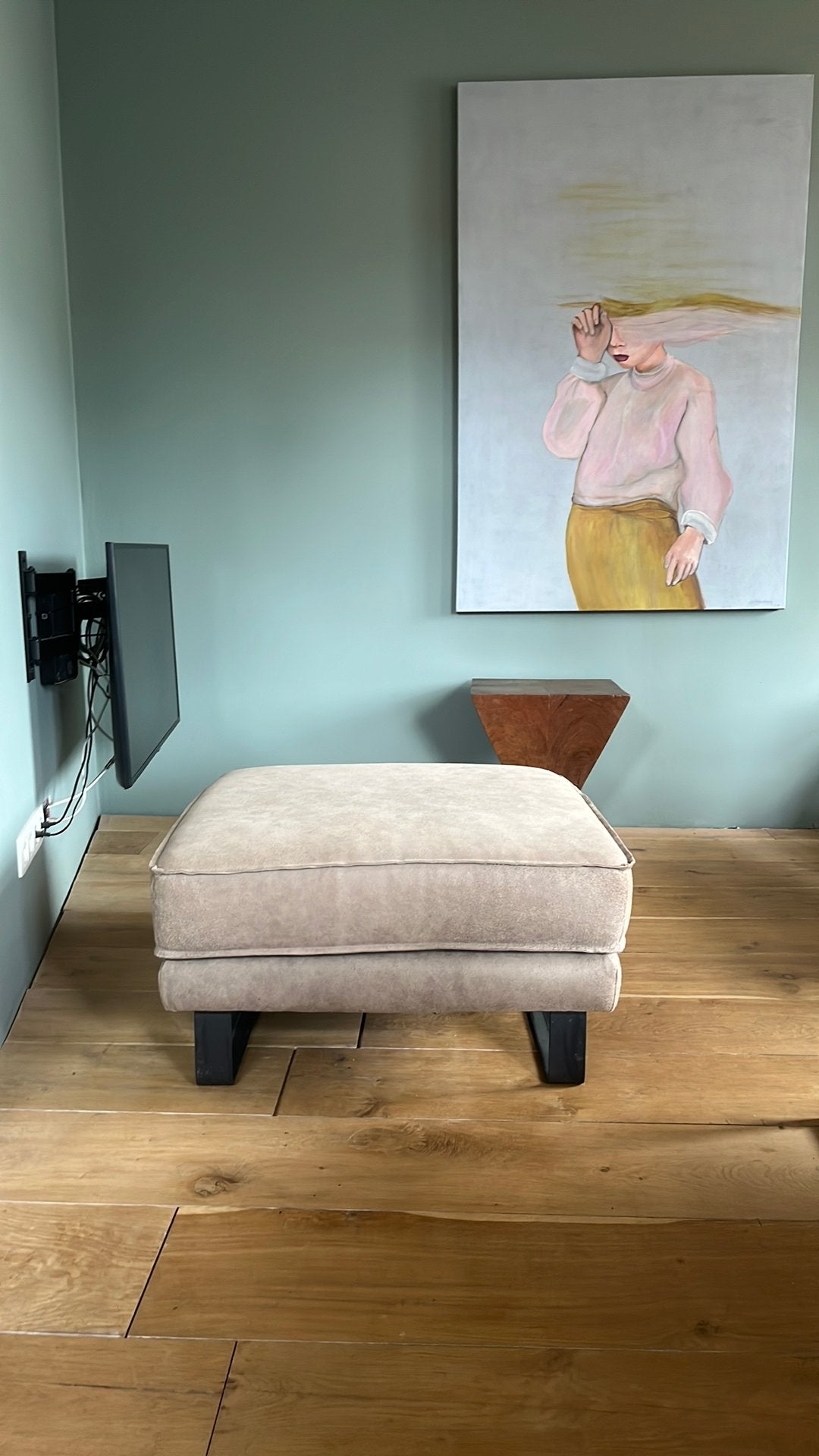Hocker, Ophalen, Zo goed als nieuw, Eenpersoons, 70 cm of minder