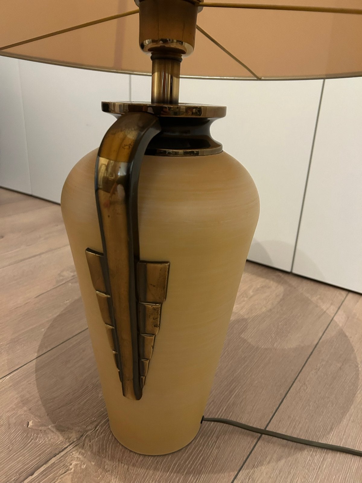 Vintage Tafellamp met Art Deco Stijl, Ophalen