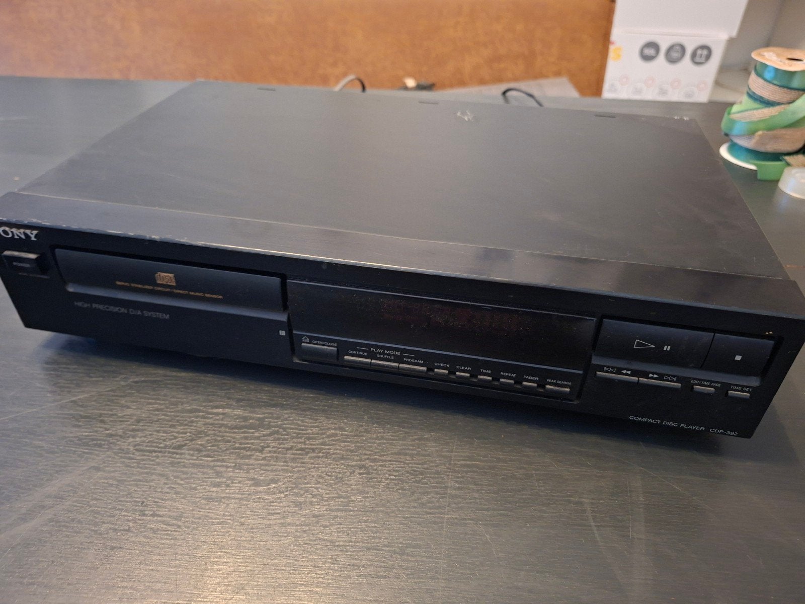 Sony CDP-341 Compact Disc Speler - Vintage Audio, Audio, Tv en Foto, Cd-spelers, Ophalen, Gebruikt, Sony