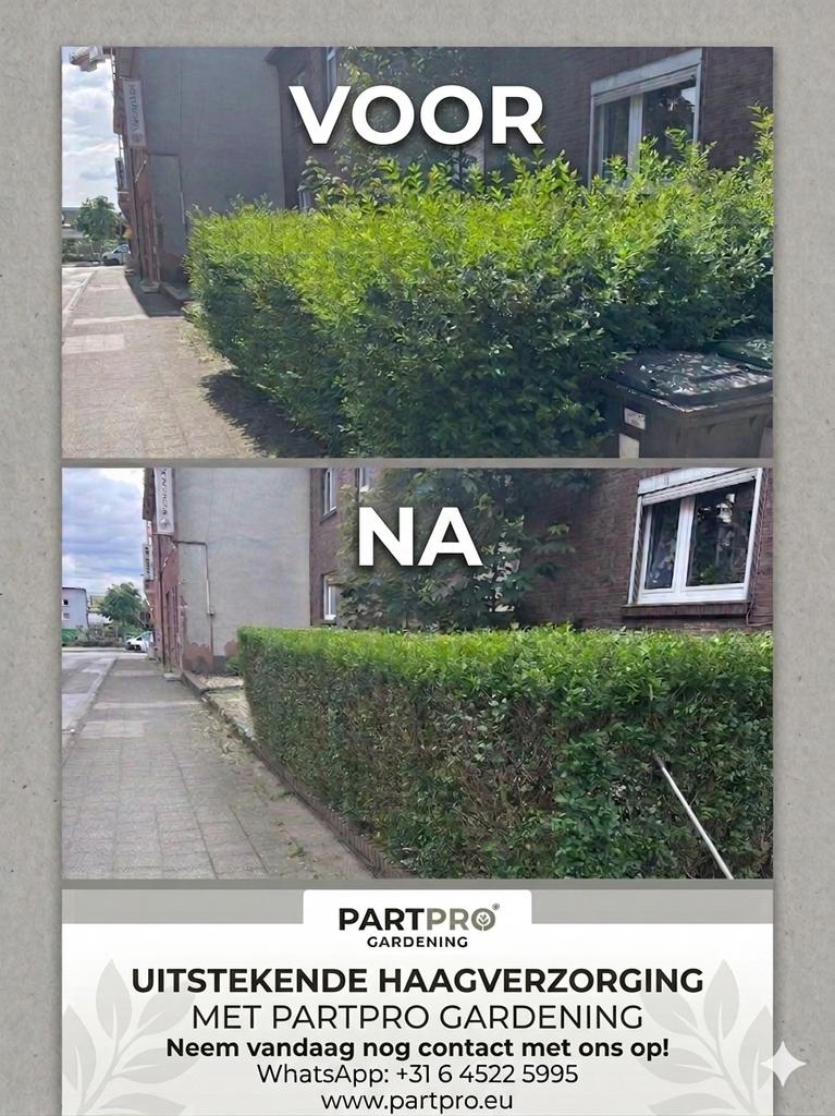 Hovenier voor onderhoud & reining- Nijmegen E.O. - PARTPRO, Diensten en Vakmensen, Garantie, Tuinontwerp