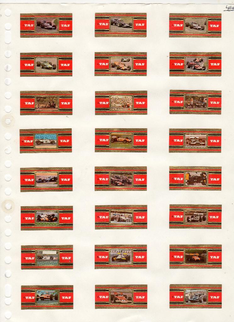 TAF  RH  Renwagens  nrs.  1-24, Verzamelen, Verzenden, Zo goed als nieuw, Sigarenbandjes