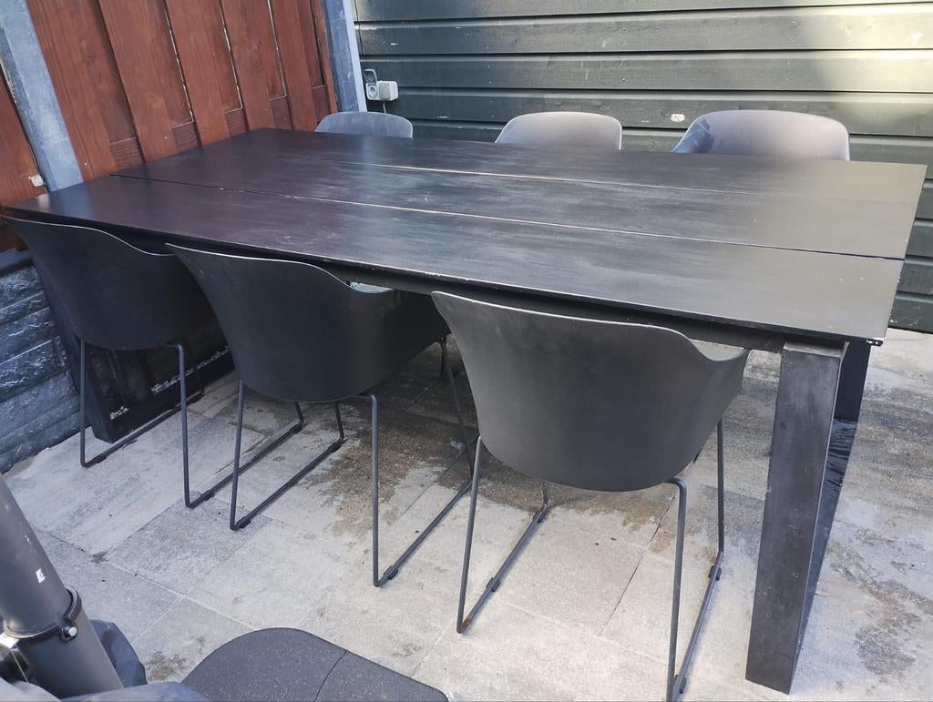 Tuintafel met 6 stoelen, Tuin en Terras, Ophalen of Verzenden